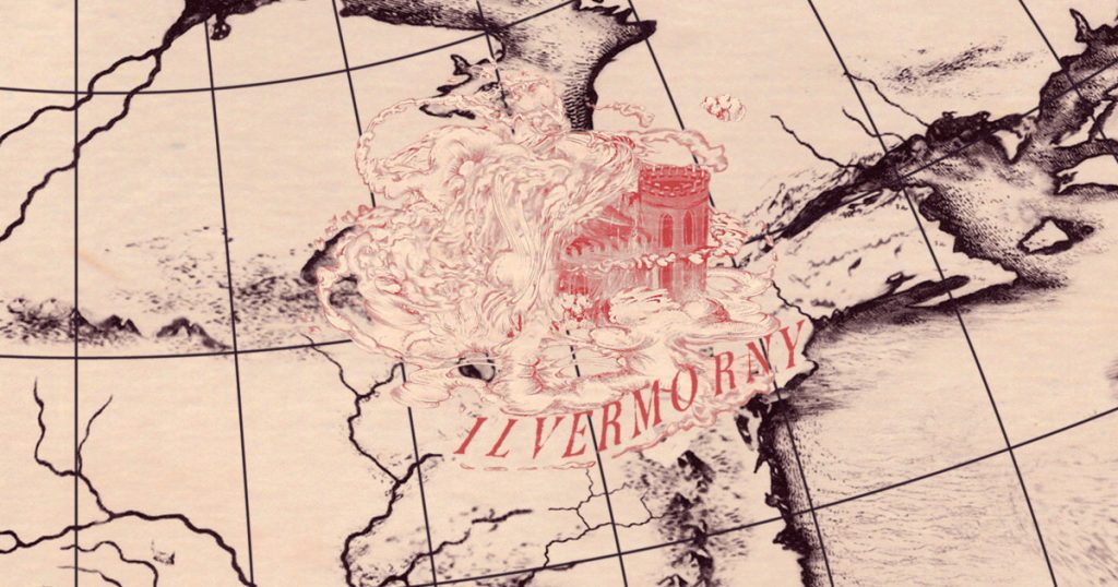 Wizarding School Map Ilvermorny