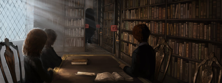 hogwarts kütüphane