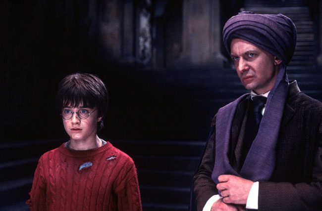 quirrell ve harry potter