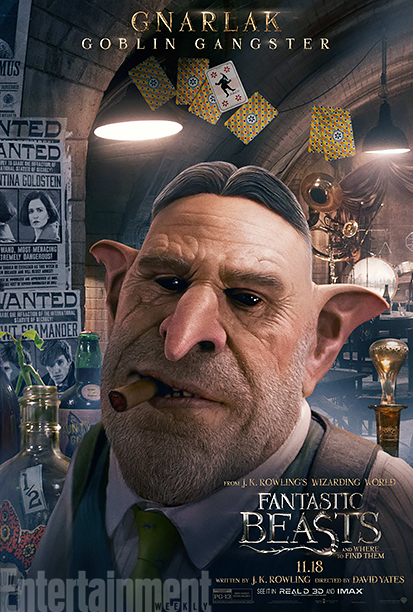 GALLERY: Fantastic Beasts and Where to Find Them - *EXCLUSIVE* Character Posters - Ron Perlman as Gnarlack
