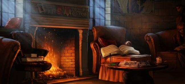 Common Room Fireplace