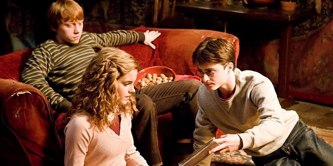 Hermione Harry Ron Common Room