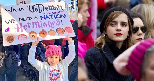 Womens March Emma Watson