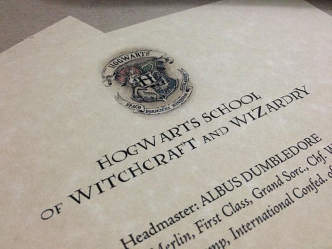 hogwarts mektup