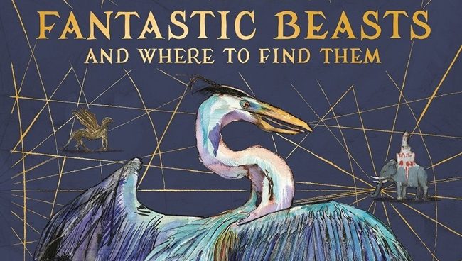 fantastic beasts illustrated uk cover top